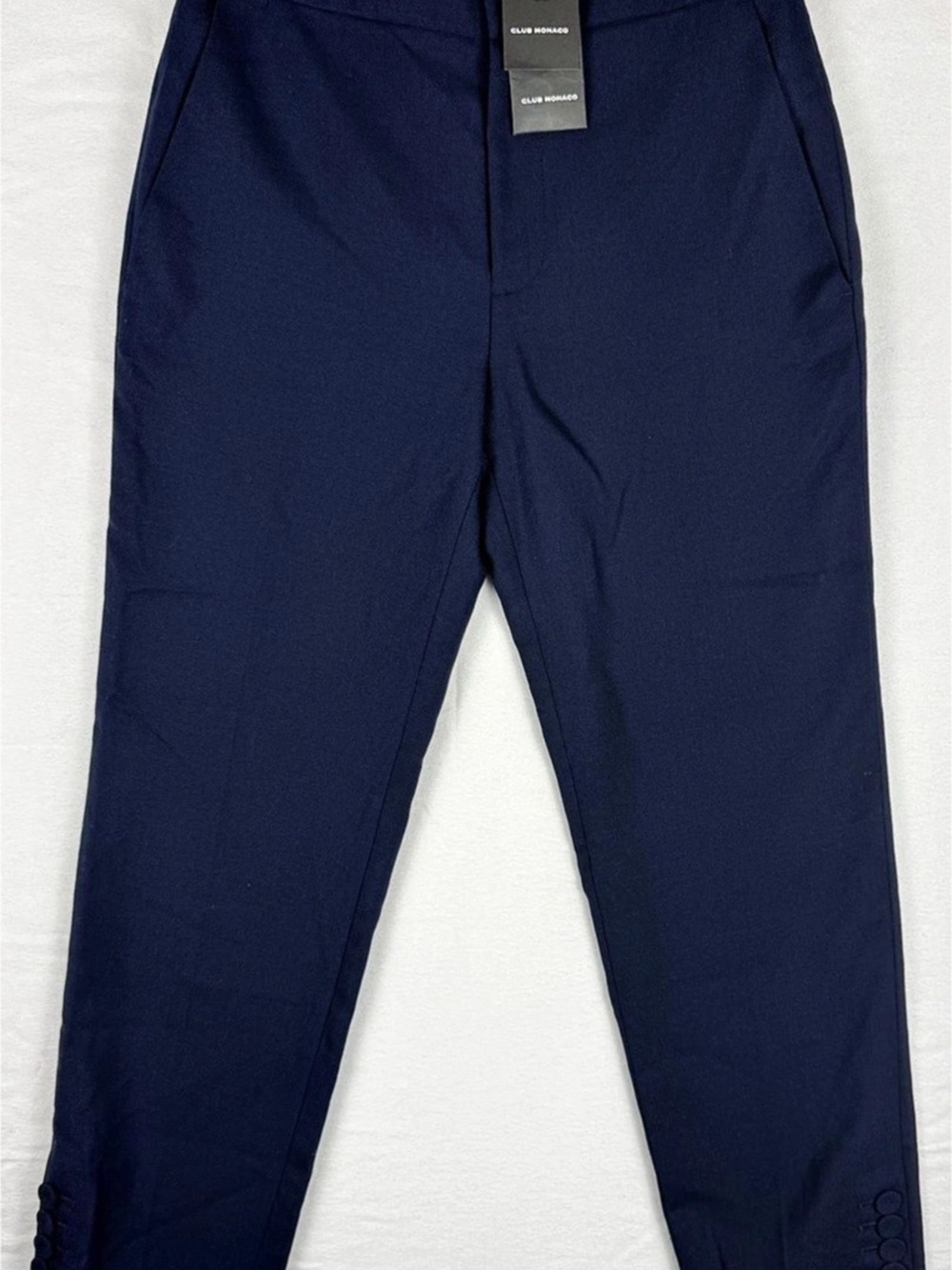 Club Monaco Slim Trouser Blue Size 0 NWT